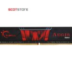 رم دسکتاپ DDR4 تک کاناله ۲۴۰۰ مگاهرتز G.Skill مدل Aegis ظرفیت ۴ گیگابایت